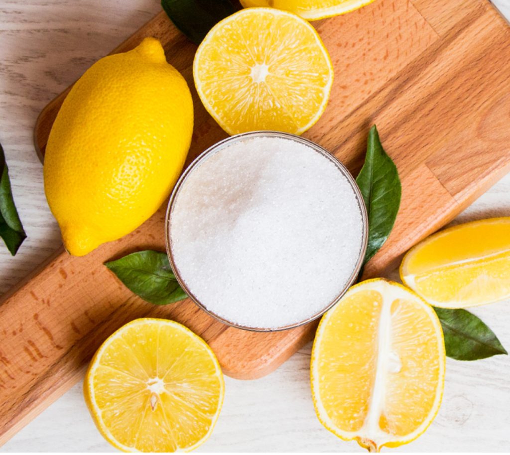 lemons and herbs